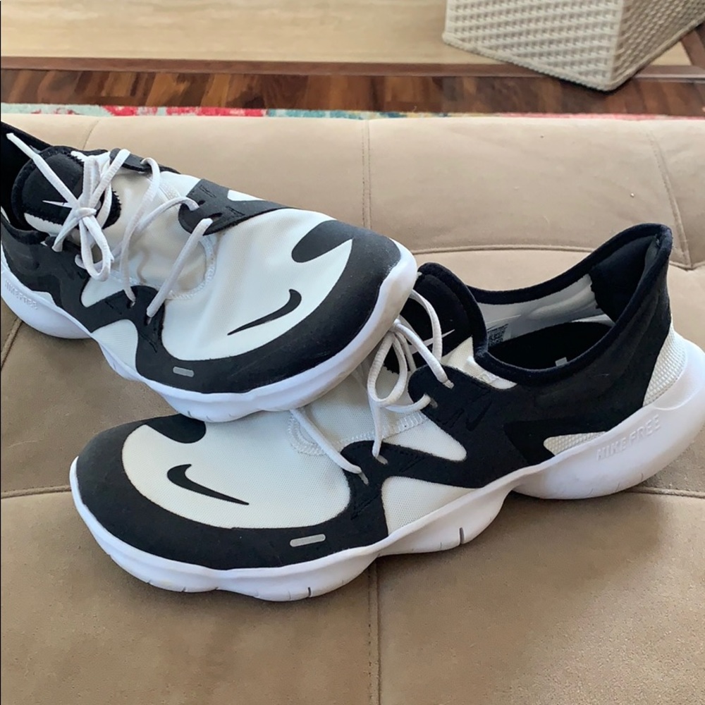 Nike Free Run 5.0 white/black size 12.5